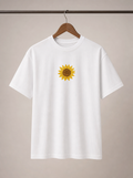 Sunflower Embroidered Tee